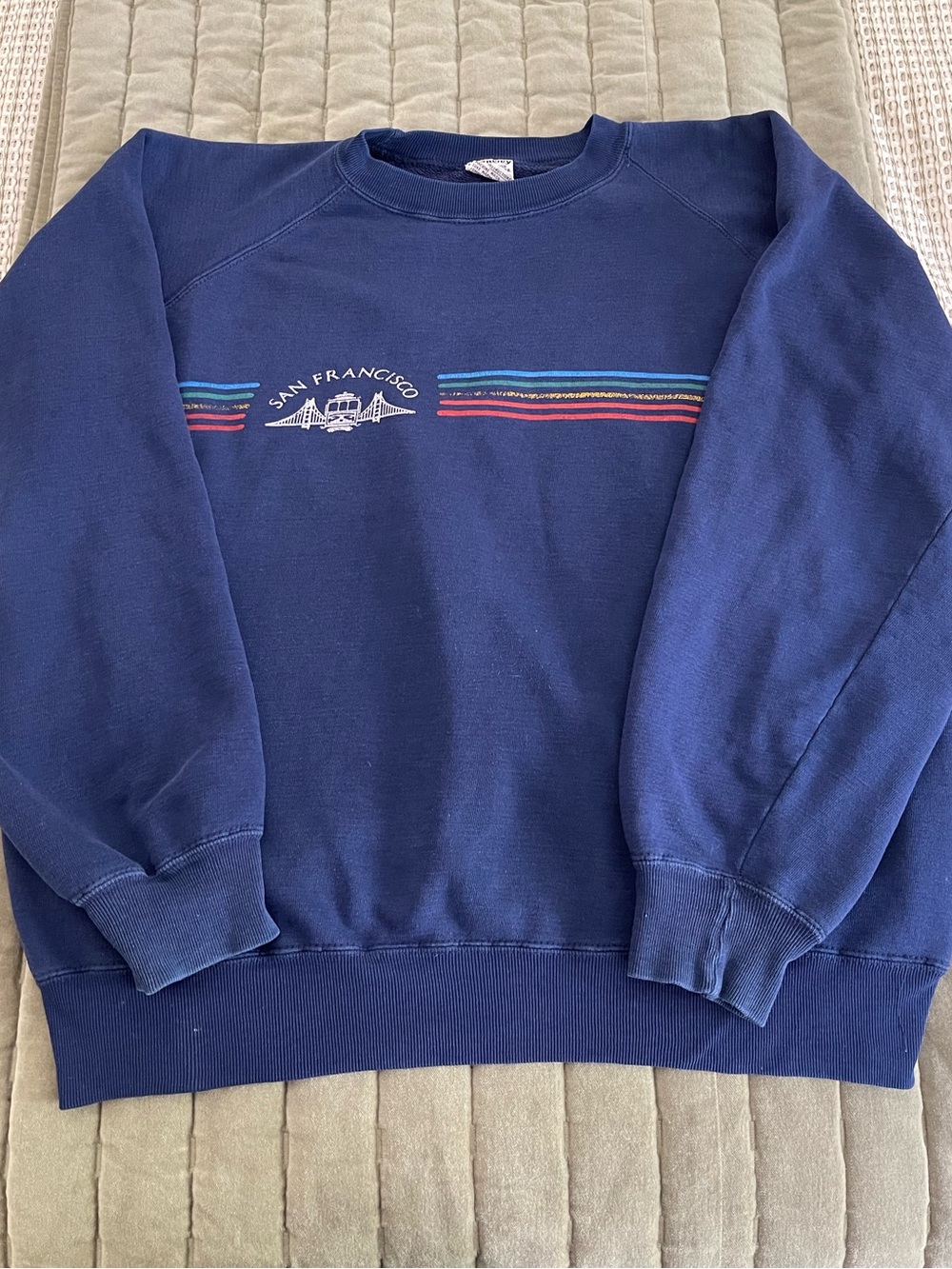 True Vintage Monterey San Francisco Rainbow Crewneck Sweatshirt